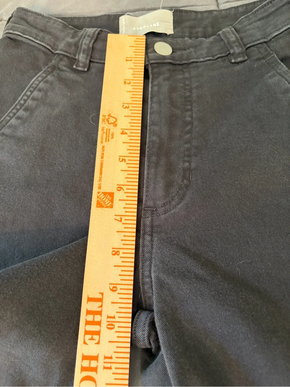 Everlane The Utility Barrel Pants in Black Size 00